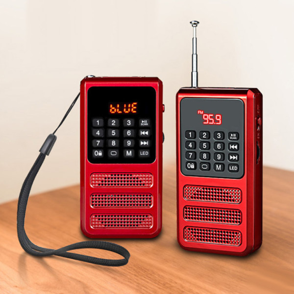 코비HYO100 휴대용 블루투스 라디오 MP3 FM 손전등 스트랩줄 스피커 충전식