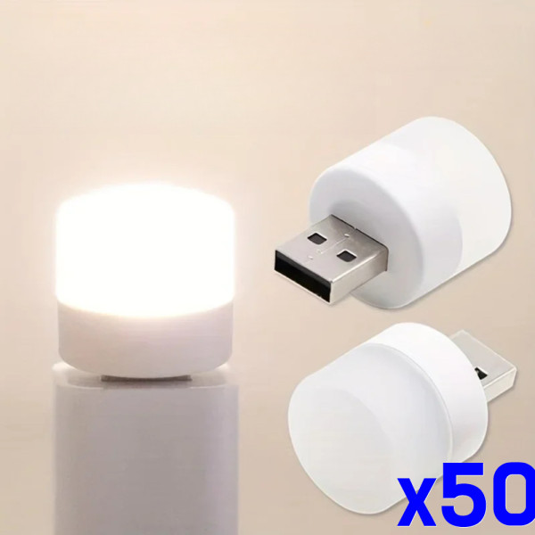 휴대용 USB 미니무드등 차량실내조명 x50개