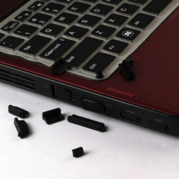 노트북 USB 단자 먼지 커버 세트 16P 포트 단자 커버 실리콘 먼지막이